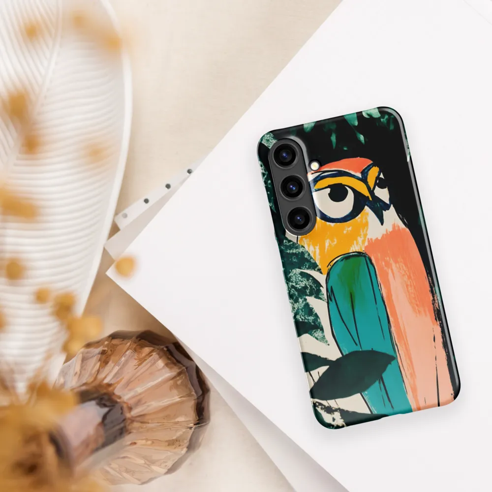 Camouflaged Majesty: The Abstract Owl
