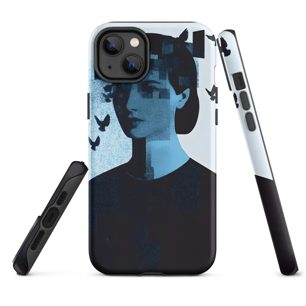 Fragmented Reflections | Phone Case |  14 Plus | Tough Case | Matte