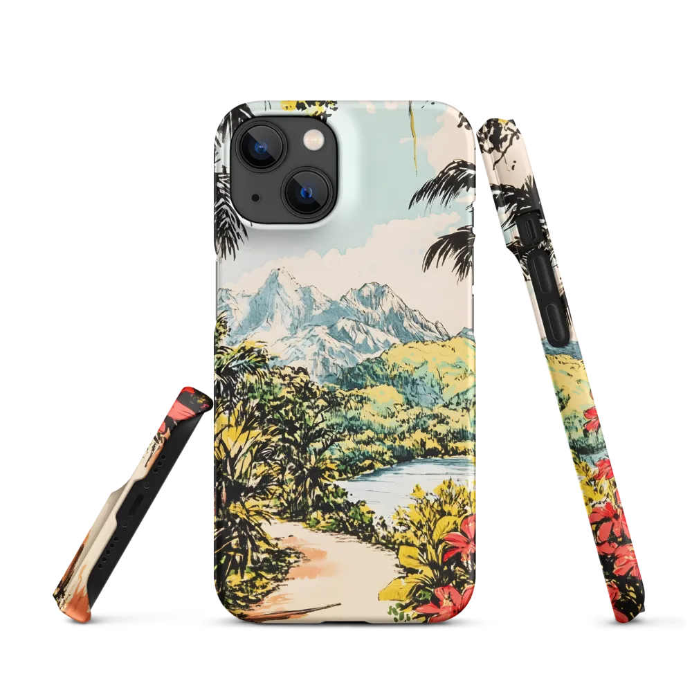 Tropical Serenity | Phone Case |  14 | Snap Case | Matte