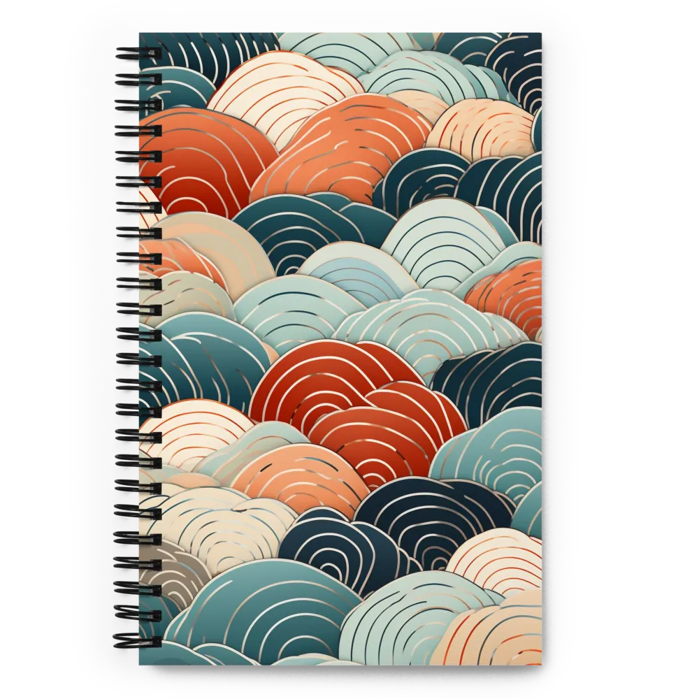 Rhythms of Waves | Spiral Notebook