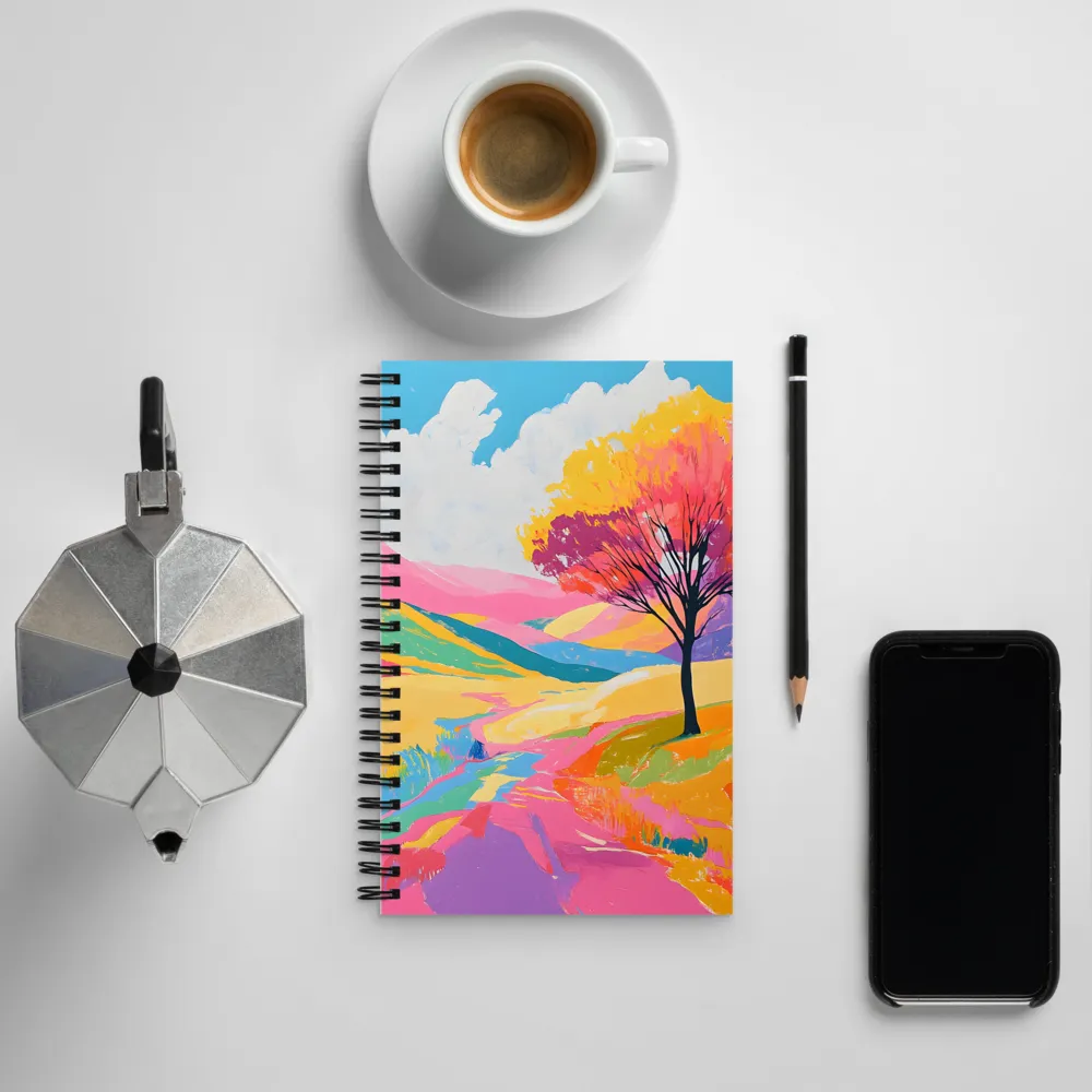 Vibrant Nature's Palette | Spiral Notebook