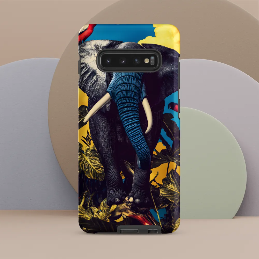 Elephant Dreams in Vibrant Colors | Phone Case |  S10 Plus | Tough Case | Matte