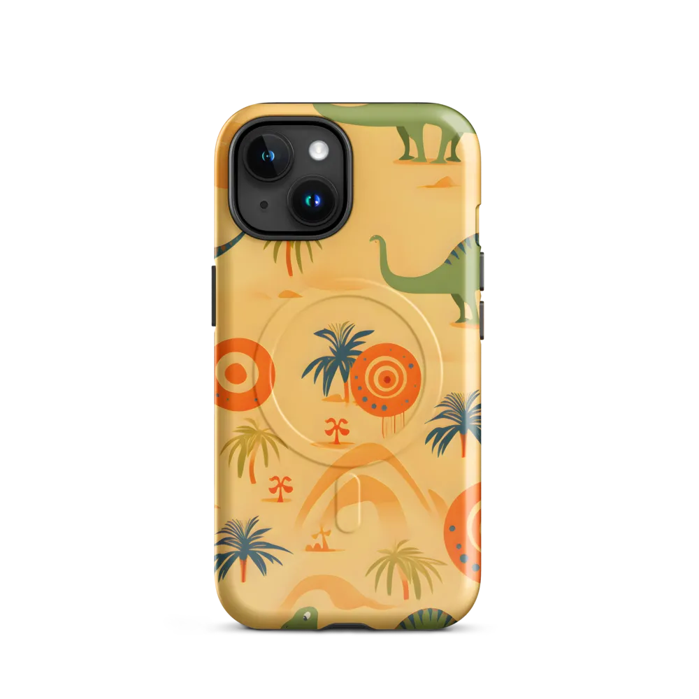 Prehistoric Playtime | Phone Case |  15 | MagSafe® Tough Case | Glossy