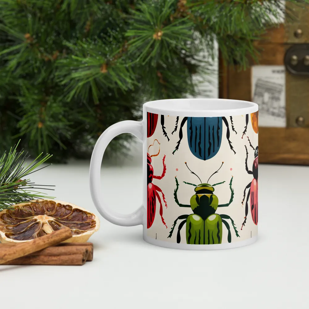 Beetle Mosaic: A Colorful Exploration of Insects | Mugs | Multiple Sizes & Colors