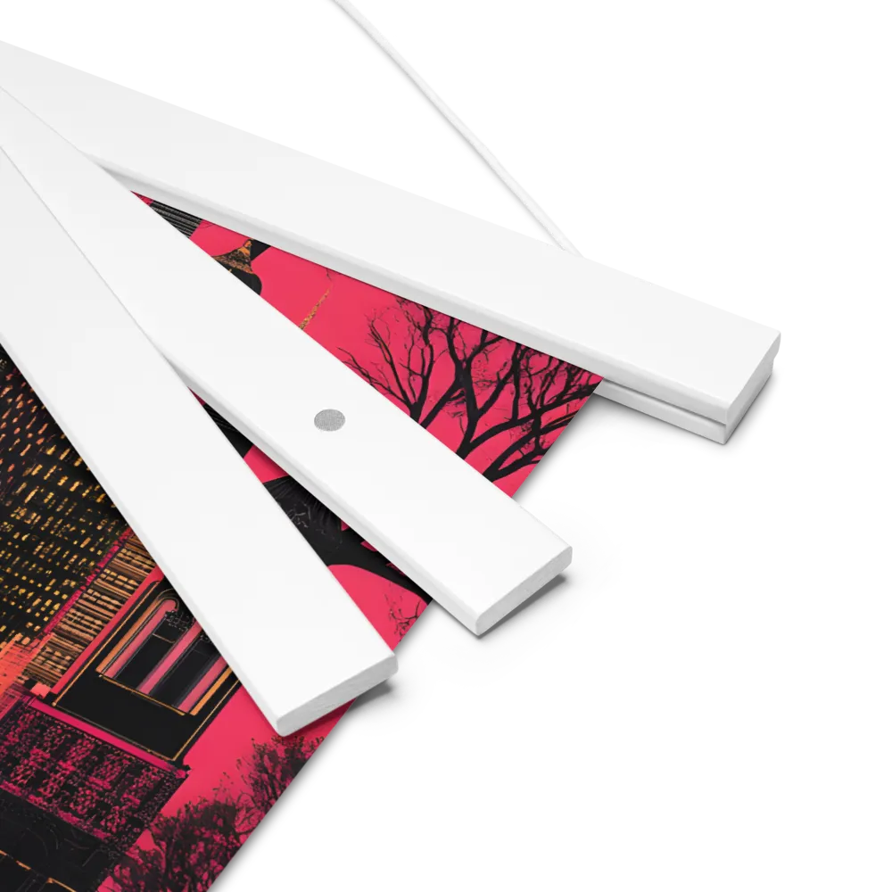 Urban Reverie | Poster With White Wood Hanger | 10″×10″