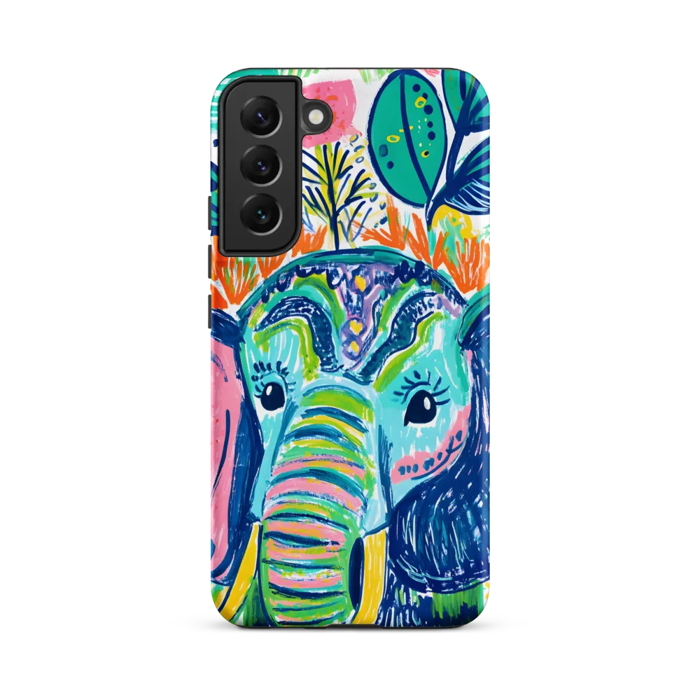 Whimsical Elephant Portrait | Phone Case |  S22 Plus | Tough Case | Matte