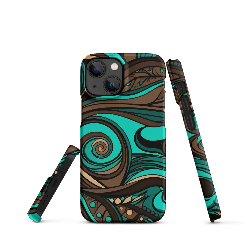 Fluctuating Currents | Phone Case |  13 Mini | Snap Case | Matte