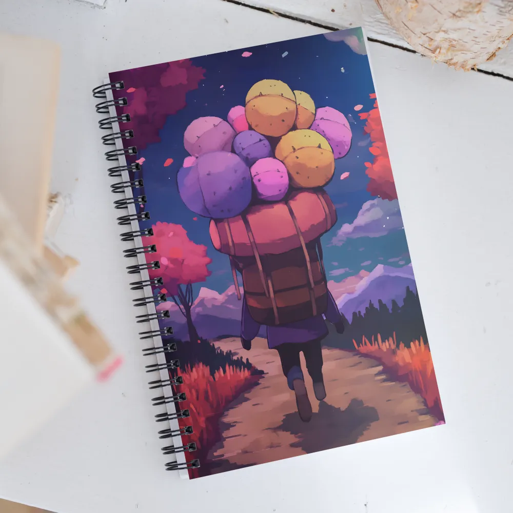 The Journey of Whimsy | Spiral Notebook