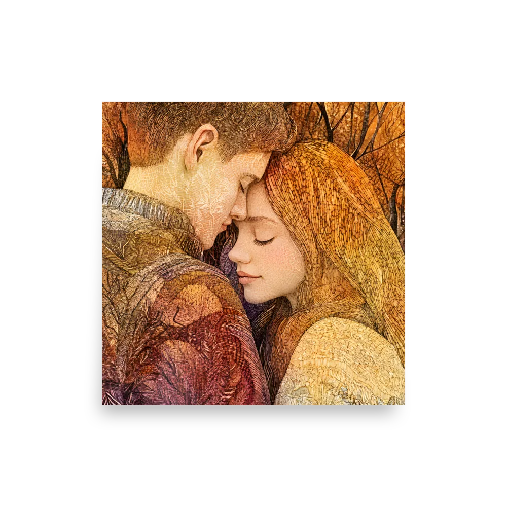 Embrace of Autumn | Poster | 10″×10″
