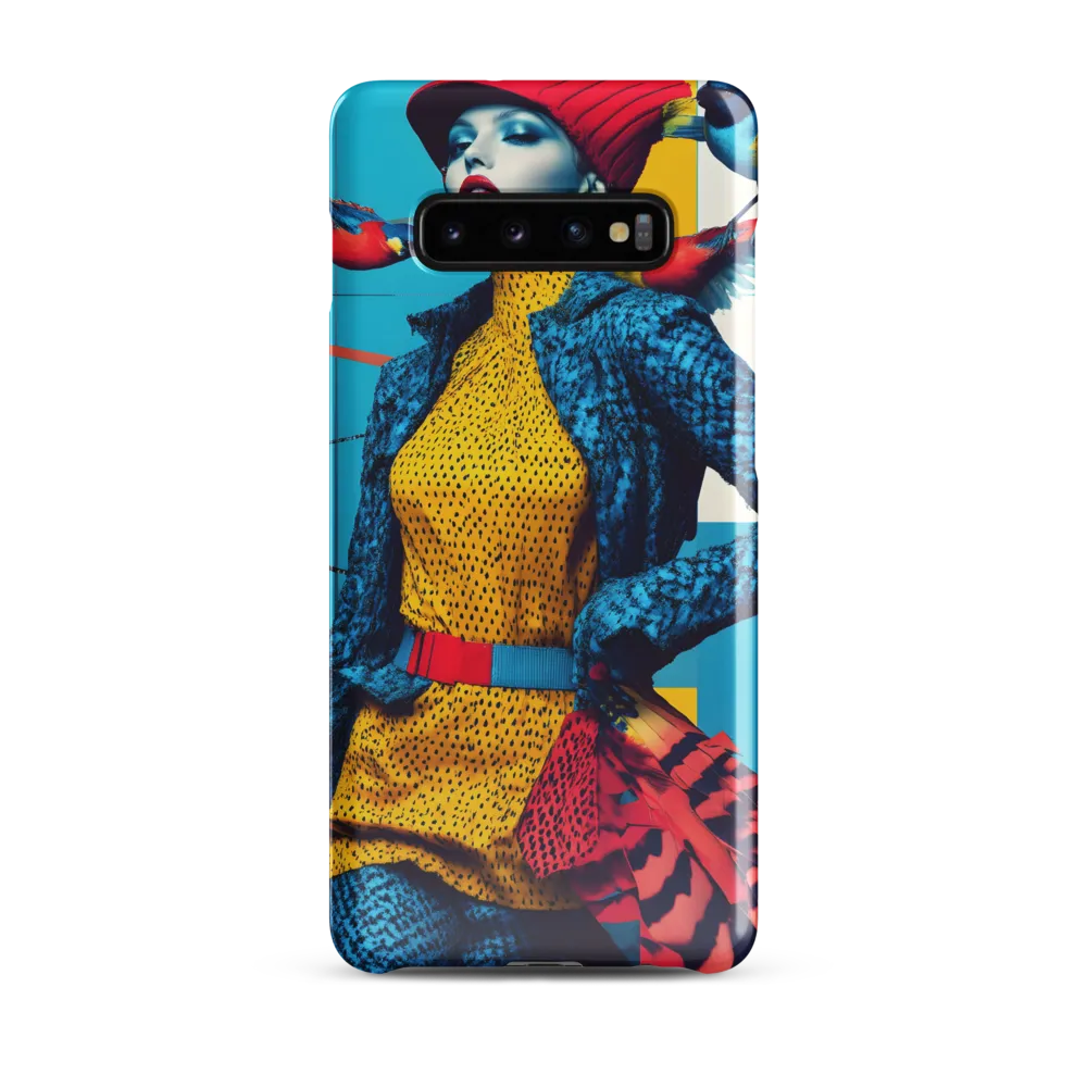 Vibrant Fusion of Nature and Fashion | Phone Case |  S10 Plus | Snap Case | Glossy