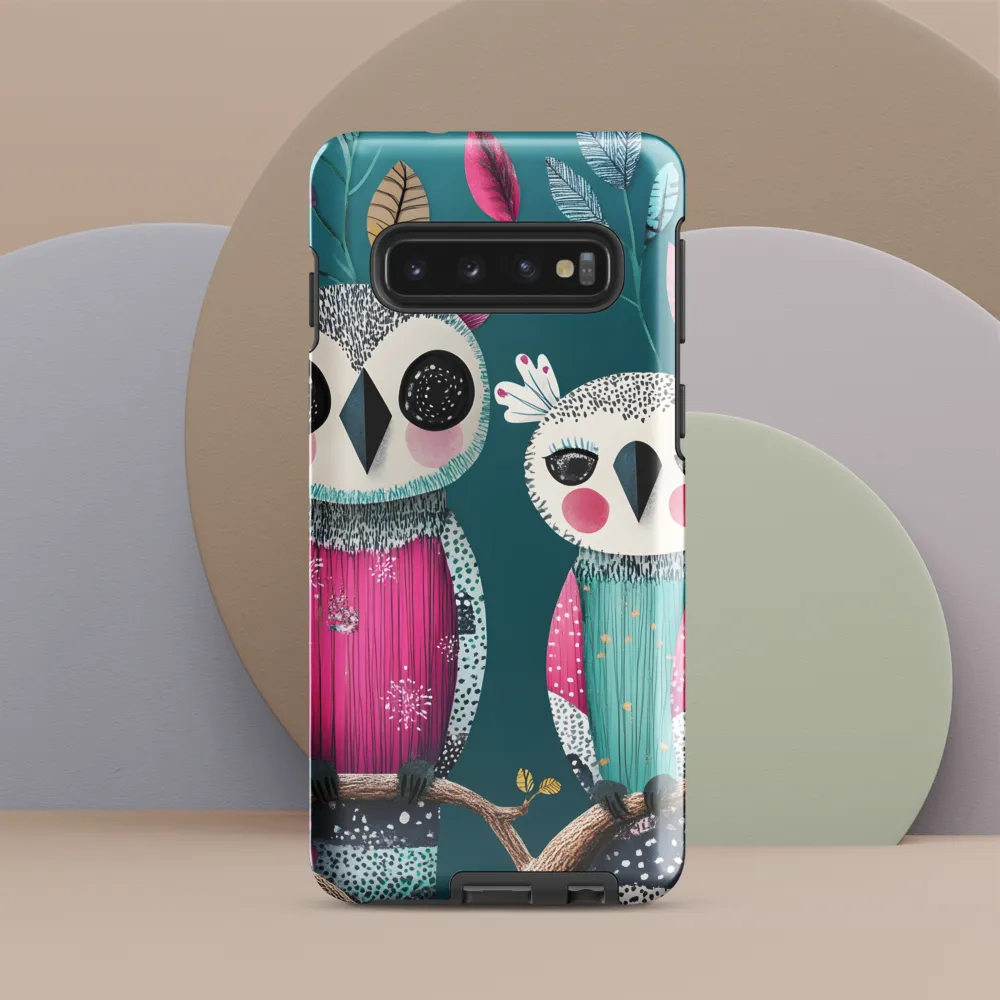 Whimsical Duo: A Celebration of Nature and Color