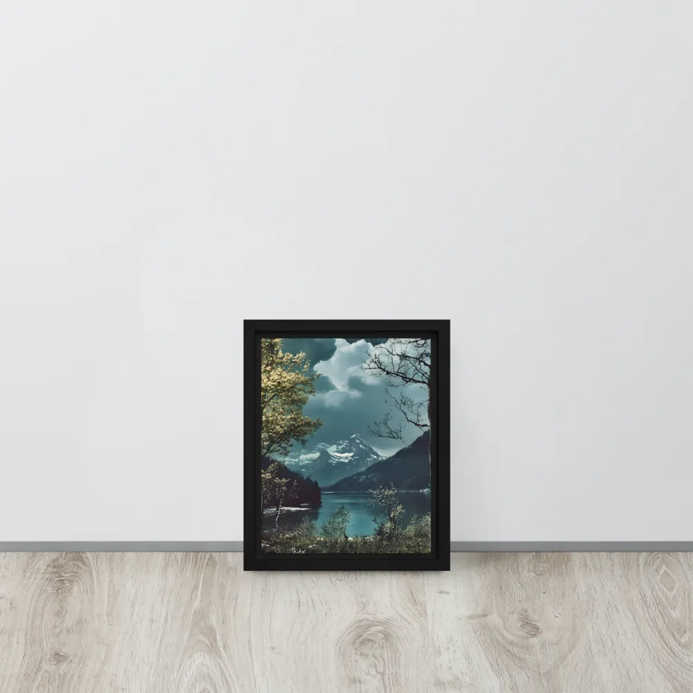 Whispers of Tranquility | Canvas with Black Frame | 8″×10″