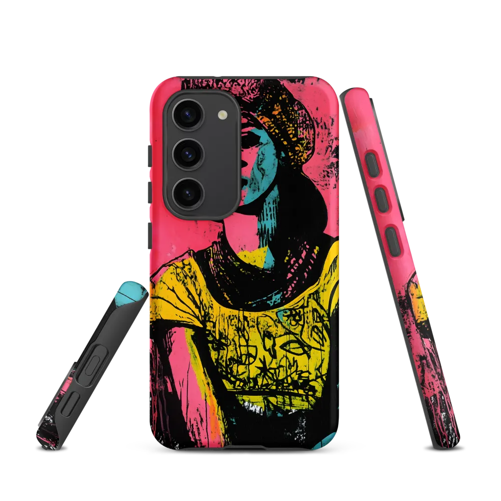 Urban Elegance: A Graffiti Portrait