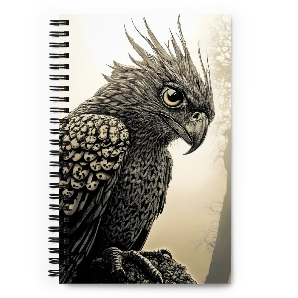 Majestic Owl in Detail | Spiral Notebook