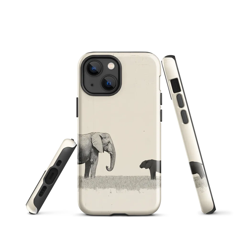 Contrasting Companions | Phone Case |  13 mini | Tough Case | Glossy