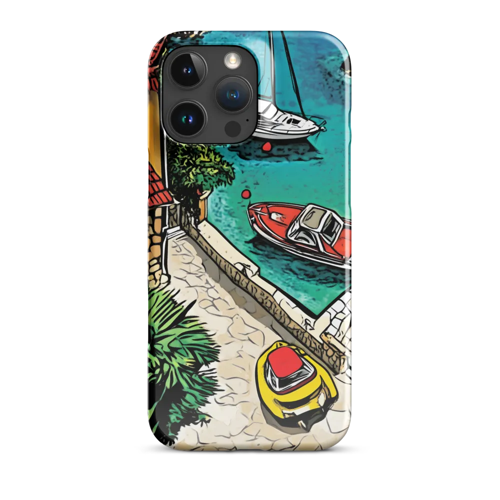 Cheerful Harbor Escape | Phone Case |  16 Pro Max | Snap Case | Glossy