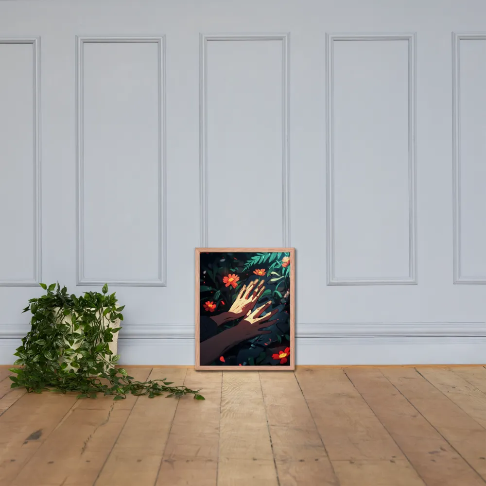 Whispers of Nature | Poster with Red oak Frame | 16″×20″