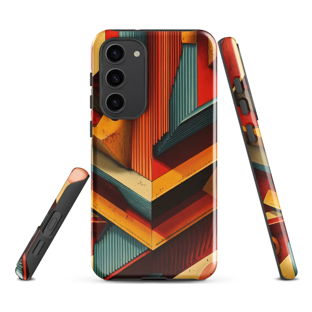 Geometric Harmony | Phone Case |  S23 Plus | Tough Case | Glossy