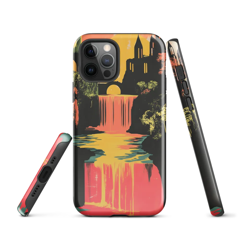 Elysian Echoes: A Surreal Reflections | Phone Case |  12 Pro | Tough Case | Glossy