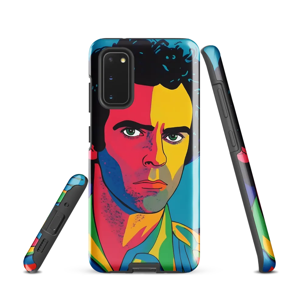 Electric Visage: A Portrait of Vibrance