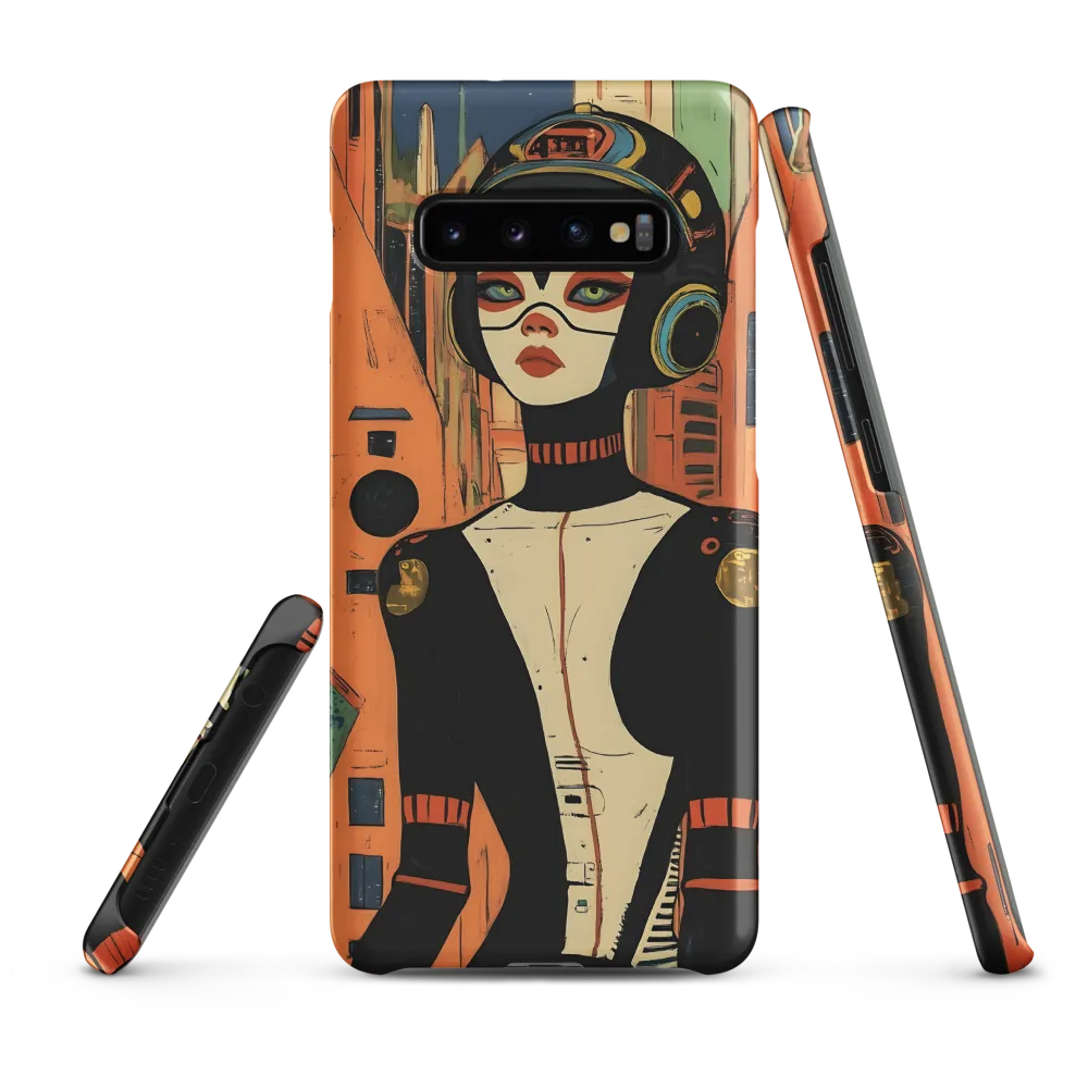 Futuristic Portrait of a Woman | Phone Case |  S10 Plus | Snap Case | Matte