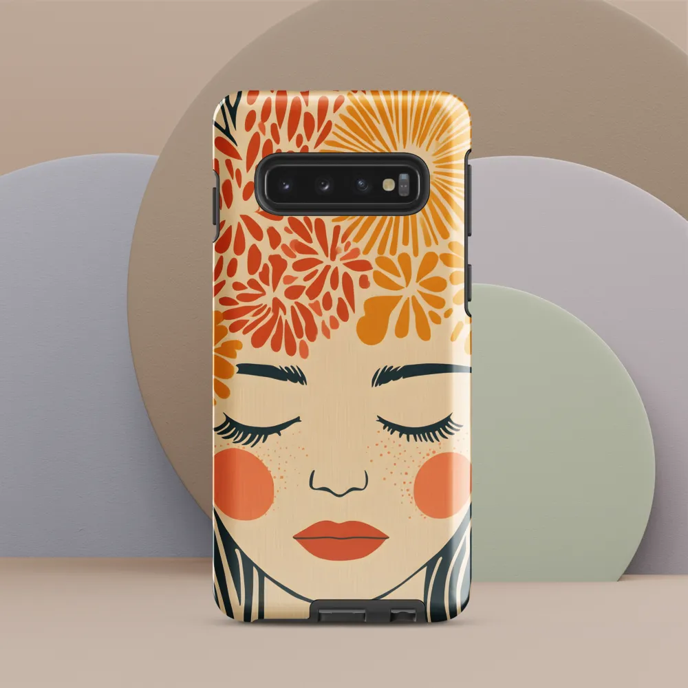 Serenity in Bloom | Phone Case |  S10 | Tough Case | Glossy