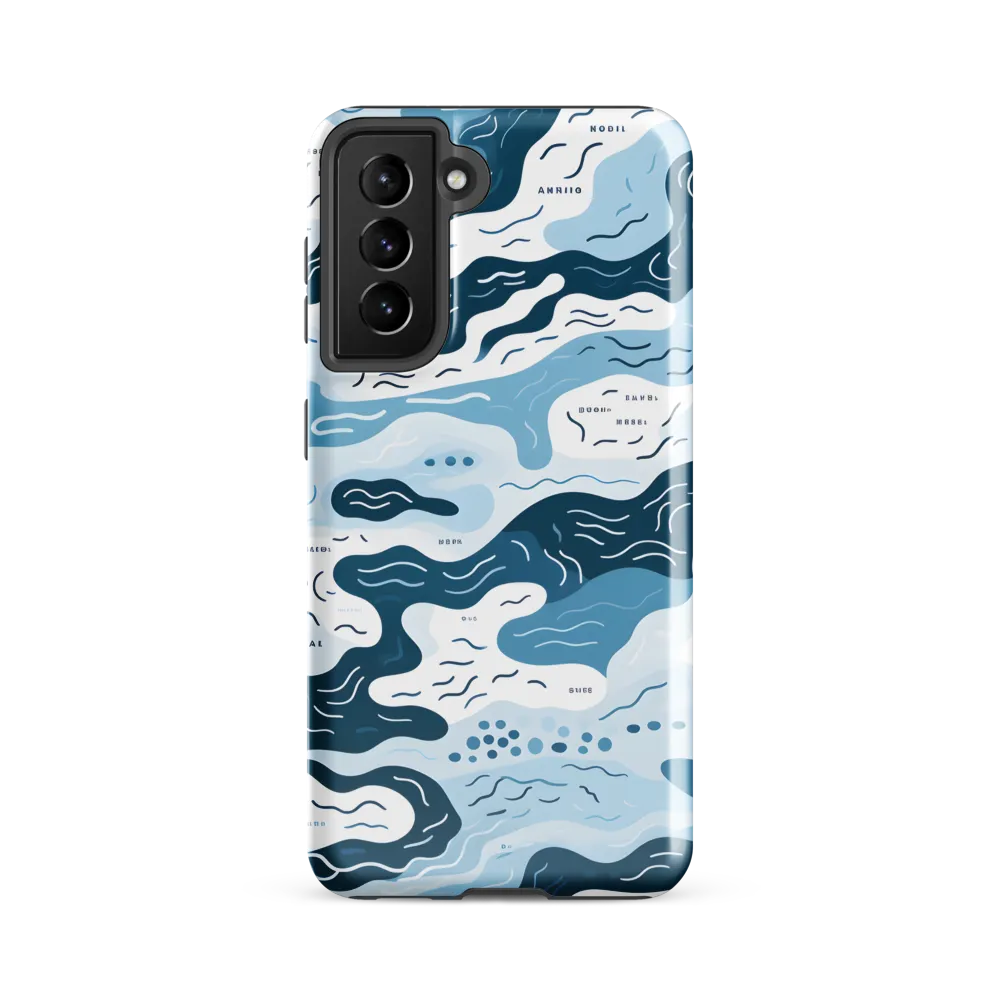 Flowing Waters: An Abstract Journey | Phone Case |  S21 FE | Tough Case | Glossy