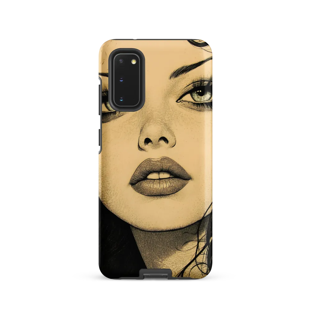 Enigmatic Gaze | Phone Case |  S20 | Tough Case | Matte