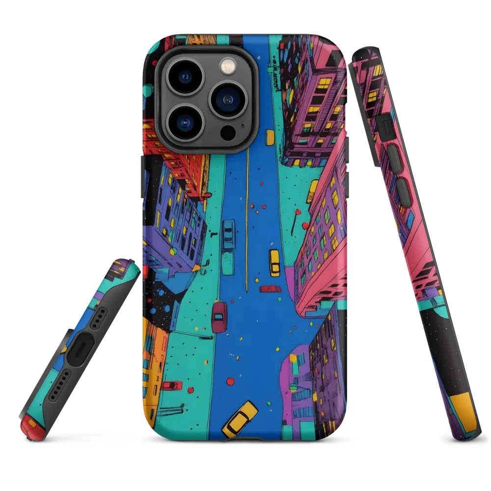 Neon Avenue from Above