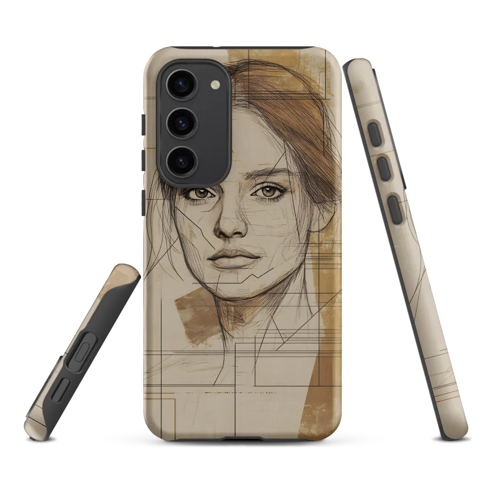 Geometric Elegance: A Modern Portrait