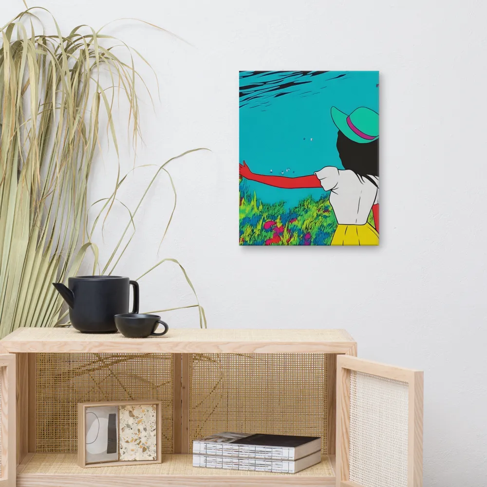 Whimsical Encounter | Canvas | 16″×20″