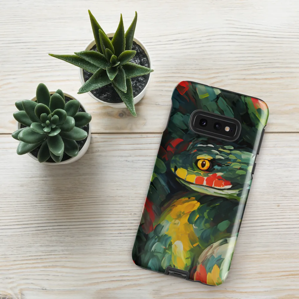 Enigmatic Coils | Phone Case |  S10e | Tough Case | Glossy
