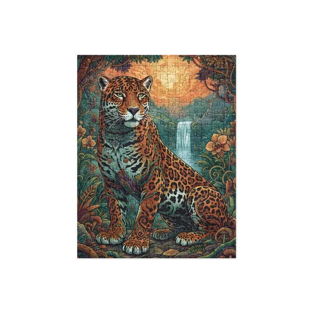 Jaguar of the Falls 
 Jigsaw Puzzle