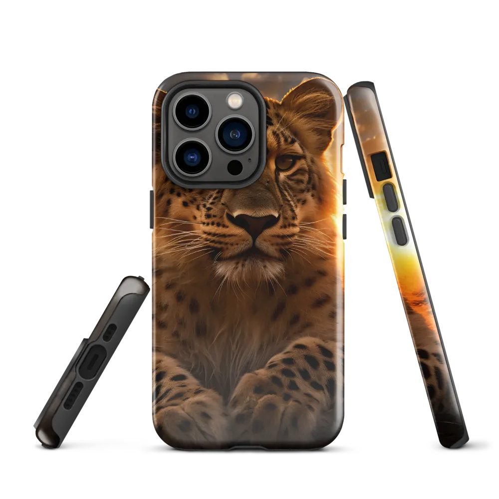 Regal Presence: The Leopard at Sunset