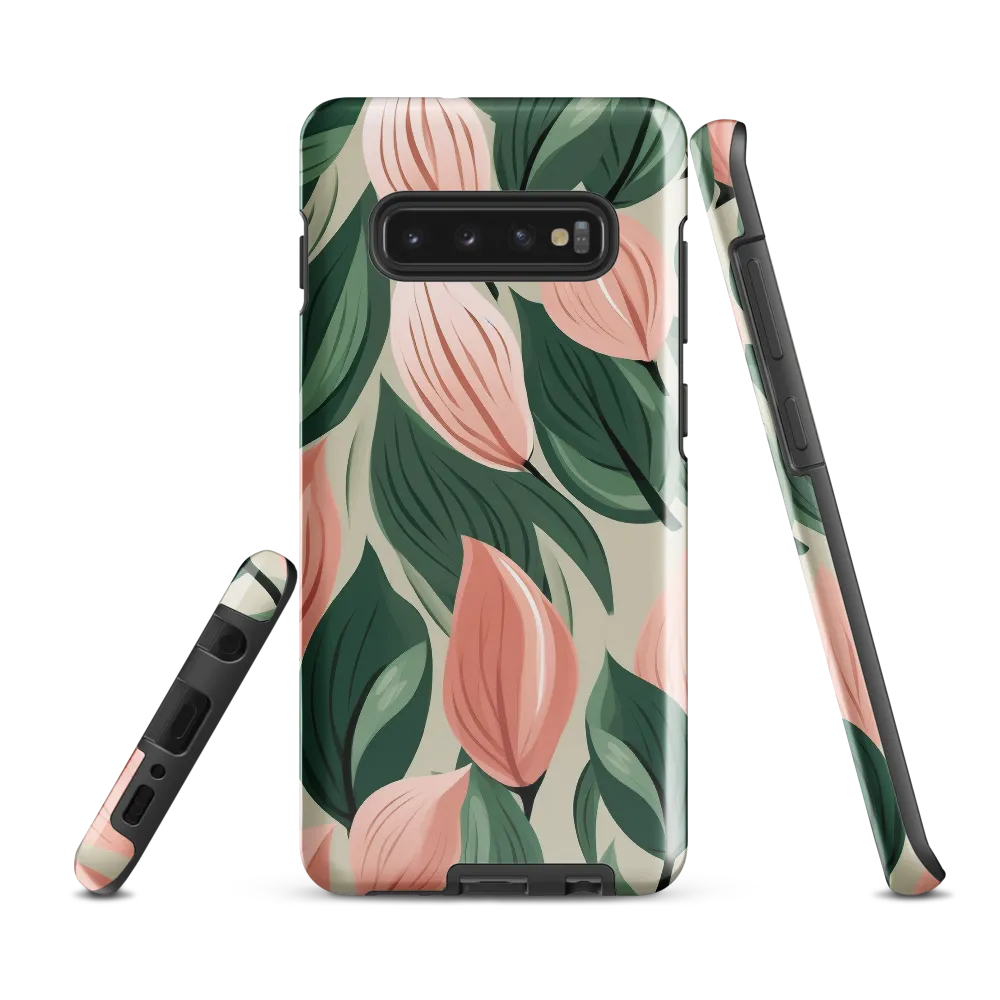 Floral Symphony in Modern Hues | Phone Case |  S10 Plus | Tough Case | Glossy