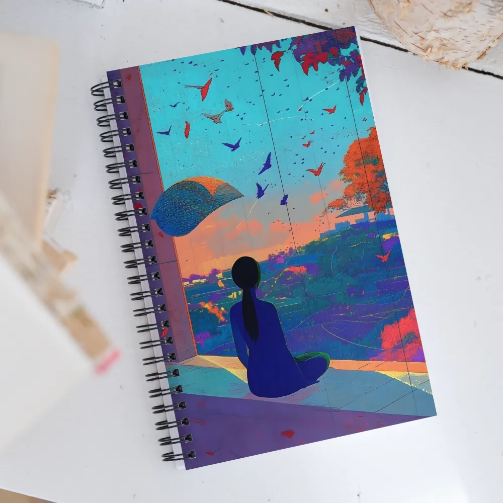 Whispers of Serenity | Spiral Notebook