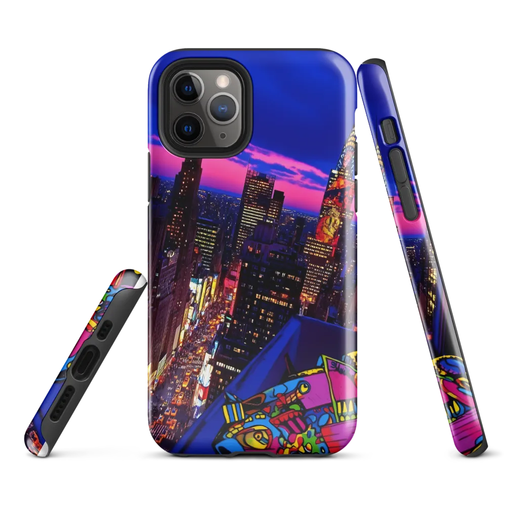 Neon Twilight: A City in Vibrance