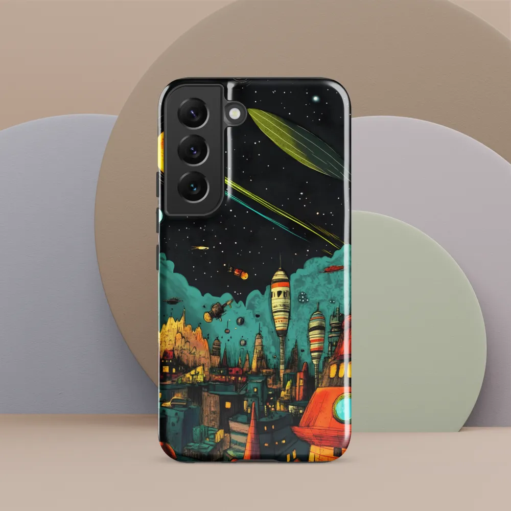 Galactic Cityscape: A Journey Through Imagination