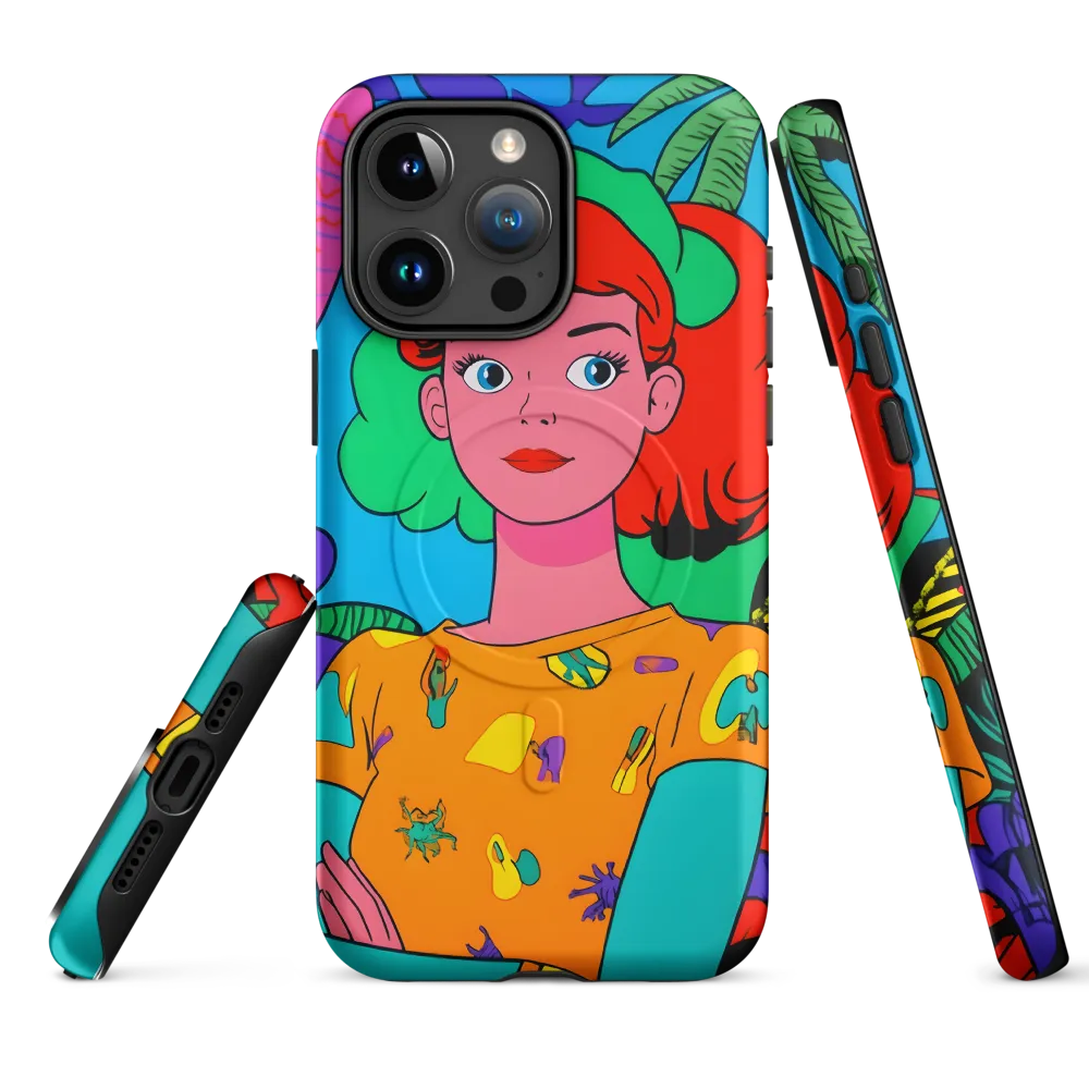Tropical Vibes: A Playful Portrait