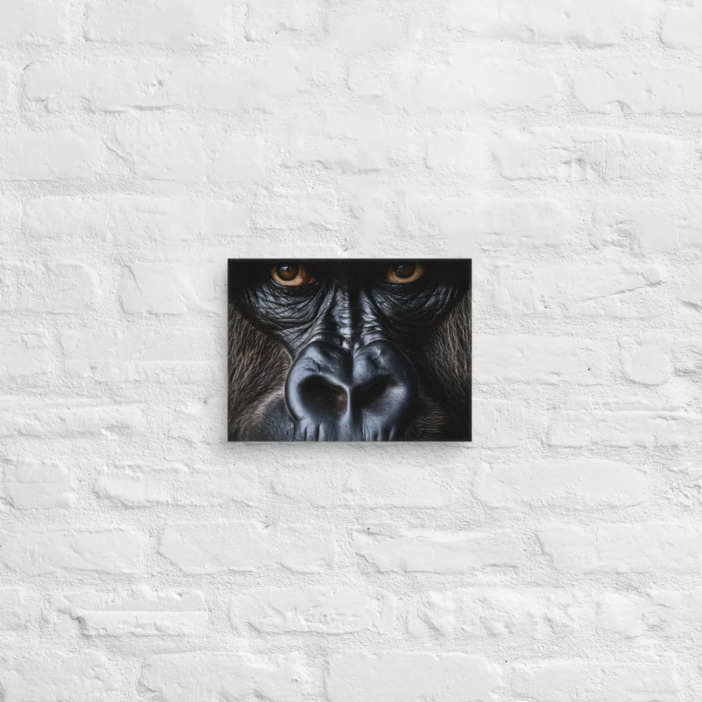 Gaze of the Wild: A Gorilla's Portrait