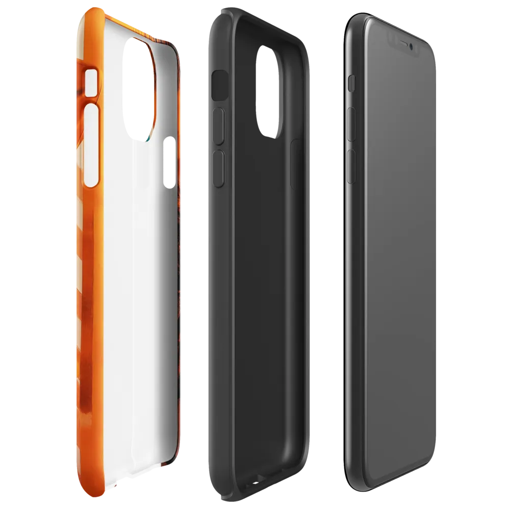 Vibrant Interplay: A Fusion of Fashion and Nature | Phone Case |  11 Pro Max | Tough Case | Glossy