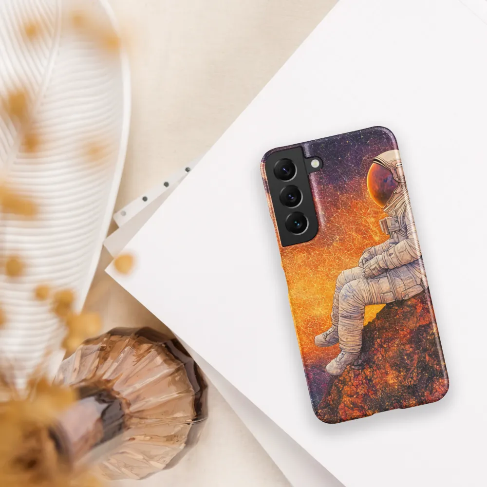 Cosmic Contemplation | Phone Case |  S22 | Snap Case | Matte