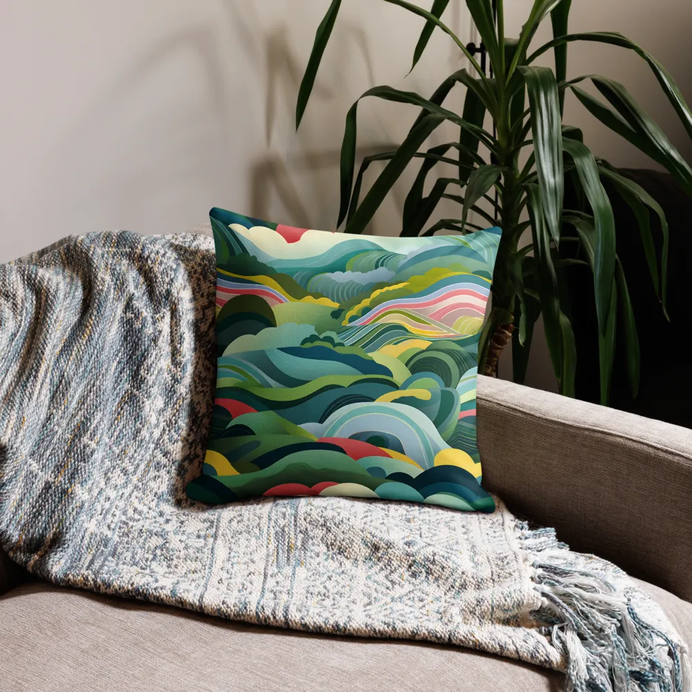 Waves of Serenity | Pillow | 18″×18″