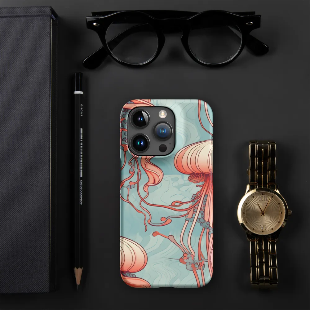 Ethereal Dance of Jellyfish | Phone Case |  15 Pro | Snap Case | Matte