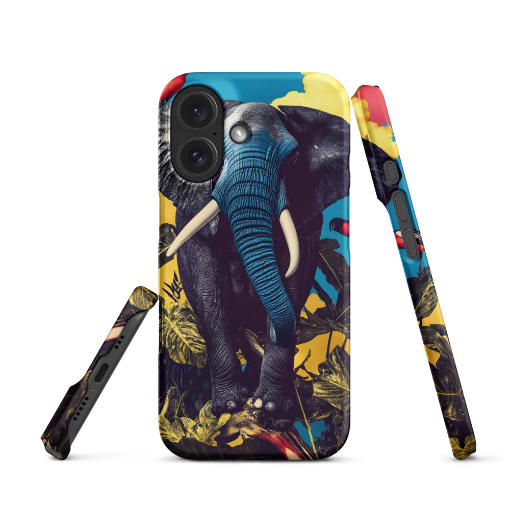 Elephant Dreams in Vibrant Colors | Phone Case |  16 | Snap Case | Matte
