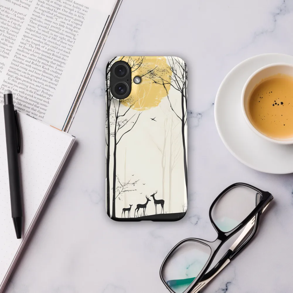 Silhouetted Serenity | Phone Case |  16 Plus | Snap Case | Matte