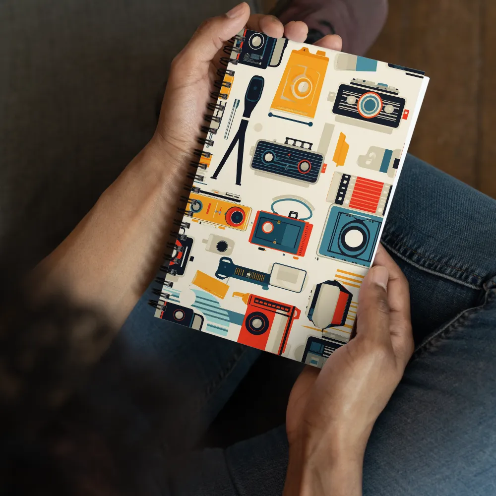 Retro Camera Collection: A Nostalgic Journey | Spiral Notebook