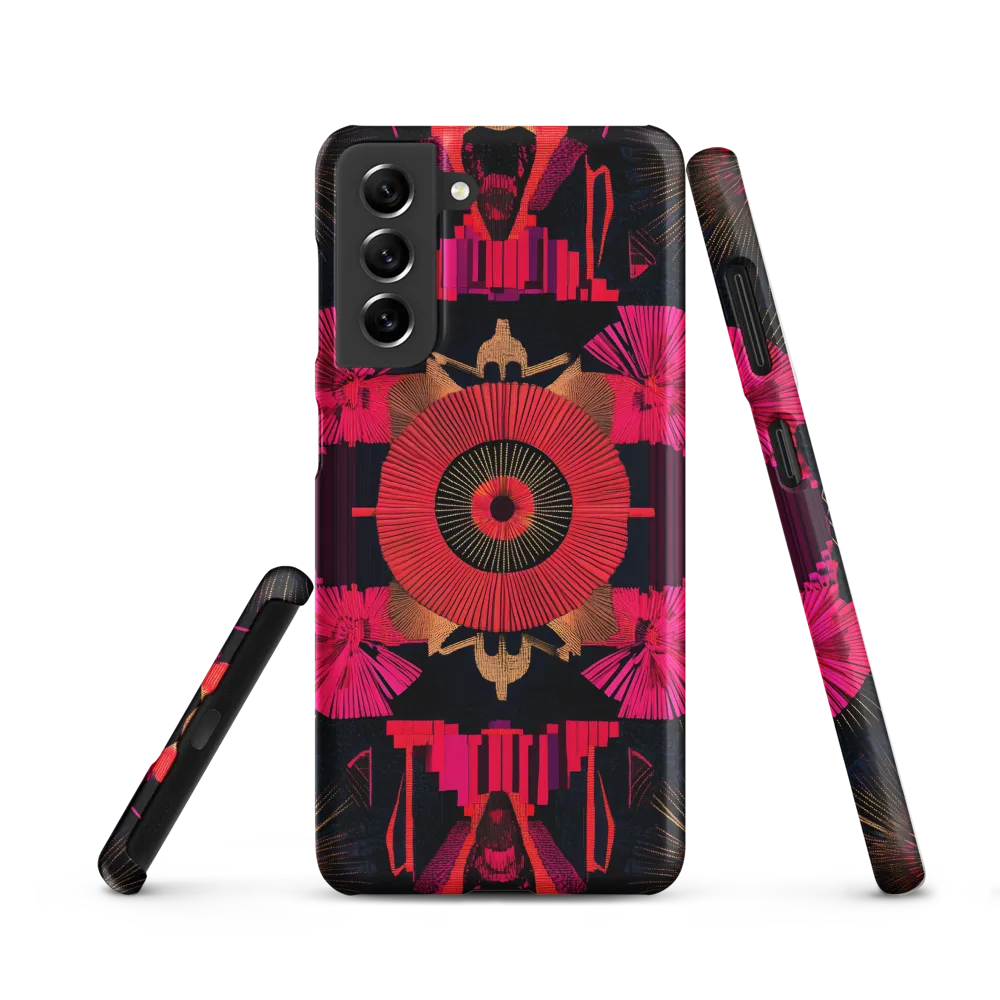 Dynamic Geometric Symphony | Phone Case |  S21 | Snap Case | Matte