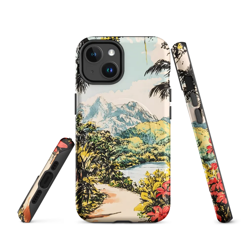 Tropical Serenity | Phone Case |  14 | MagSafe® Tough Case | Matte