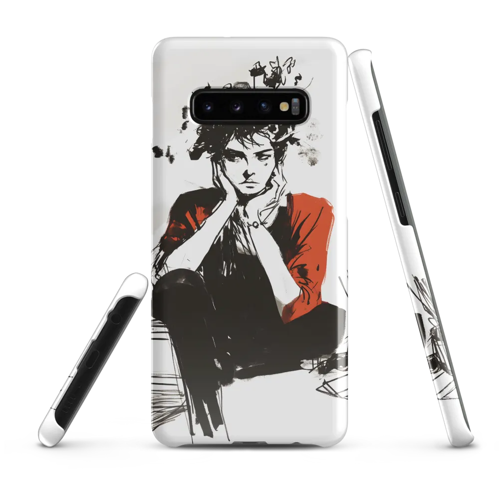 Contemplation Amidst Creativity | Phone Case |  S10 Plus | Snap Case | Glossy